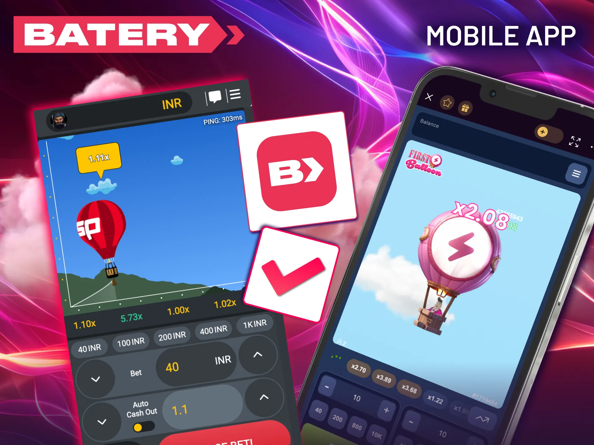 Batery Balloon adapts to any screen with smooth gameplay and simple controls.